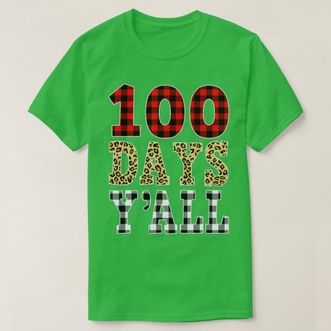 Red Play 100 DAGAR Yx27all Lustigt 100-dagars Scho T Shirt (Design framsida)