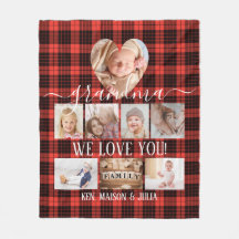Red Play 8 Photo Collage Gift-Personlig