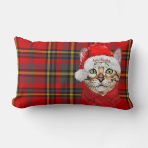 Red Play Abyssinansk julkatt Helgdag Lumbarkudde