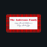 Red Play - adressetikett<br><div class="desc">Red Play - adressetikett</div>