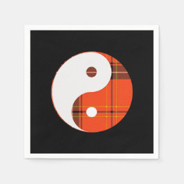 Red Play and White Yin Yang Pappersservett