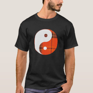 Red Play and White Yin Yang T Shirt