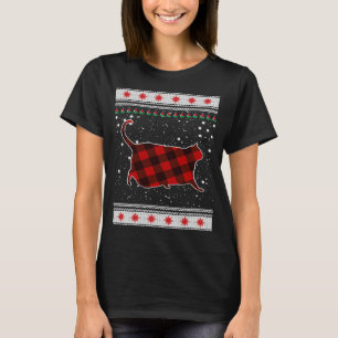 Red Play Animals cat Chonk jul Sweater T Shirt