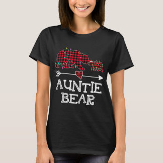 Red Play Auntie Bear Buffalo Family Mamma Pajama C T Shirt