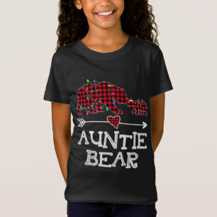 Red Play Auntie Bear Buffalo Family Mamma Pajama C T Shirt
