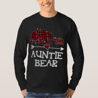 Red Play Auntie Bear Buffalo Family Mamma Pajama C T Shirt