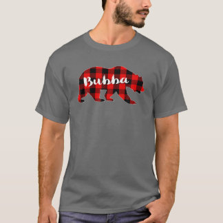 Red Play Bear Bear Buffalo Family Pajama Christm T Shirt