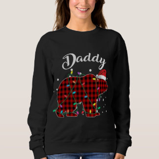 Red Play Bear Matching Buffalo Pajama T Shirt