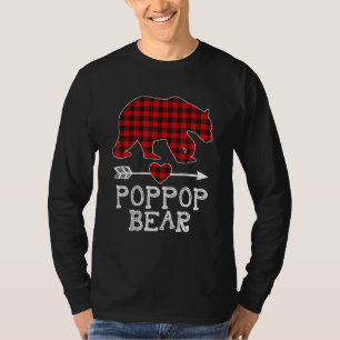 Red Play Bear Matching Pajama Family 2 T Shirt