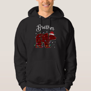 Red Play Brother Bear Matching Buffalo Pajama T S Hoodie