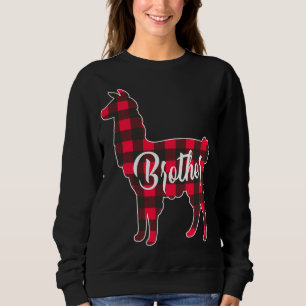 Red Play Brother Llama Julmatchningsfamilj T Shirt