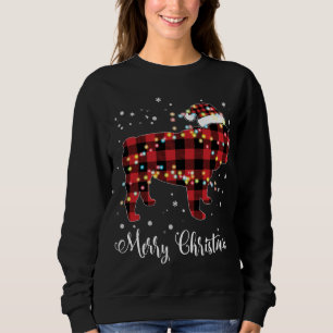 Red Play Buffalo English Bulldog God jul T Shirt