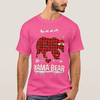 Red Play Buffalo Mamma Bear jul jul Pajamas Fami T Shirt