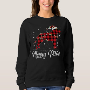 Red Play Buffalo Pitbull Merry Pitmas Bull Ch T Shirt