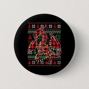 Red Play Dragon Ljus Ugly jul S Knapp