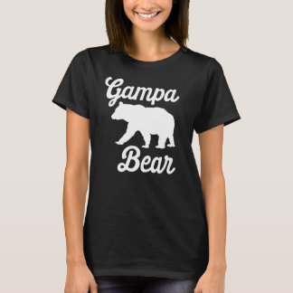Red Play Gampa Bear Matching Buffalo Family Pajam T Shirt