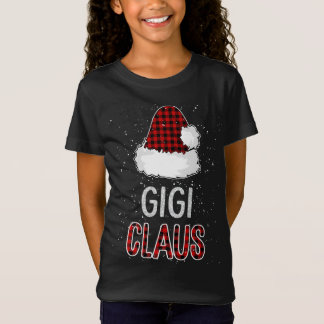 Red Play Gigi Claus - Matching Family Funny Chris T Shirt