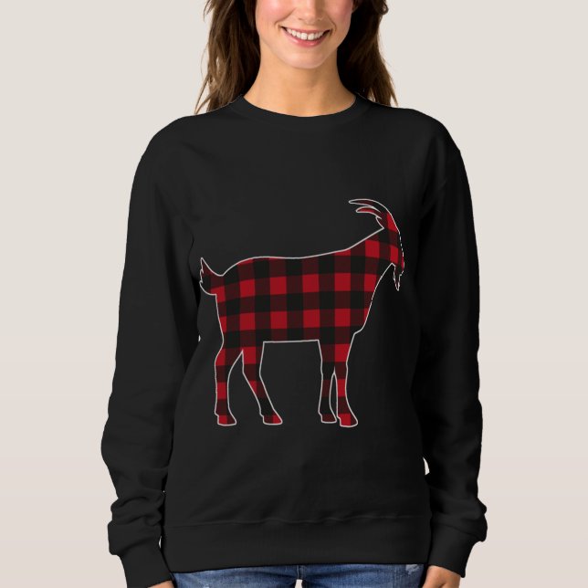 Red Play Goat God jul Matching Family Paj T Shirt (Framsida)
