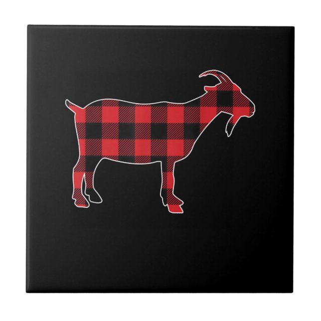 Red Play Goat juljul Kakelplatta (Framsidan)