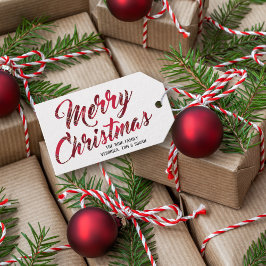 Red Play God jul Helgdag Märkre Presentetikett