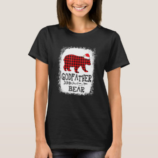 Red Play Godfather Bear-julfamiljen Pajama M T Shirt