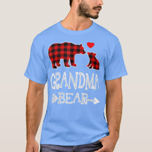 Red Play Grandma Bear jul jul Pajama Matching F T Shirt