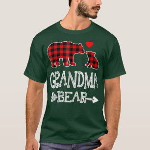 Red Play Grandma Bear jul jul Pajama Matching F T Shirt