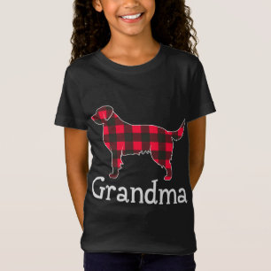 Red Play Grandma Labrador jul Matching Fami T Shirt