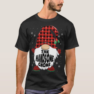 Red Play Handsome Gnome jul T Shirt