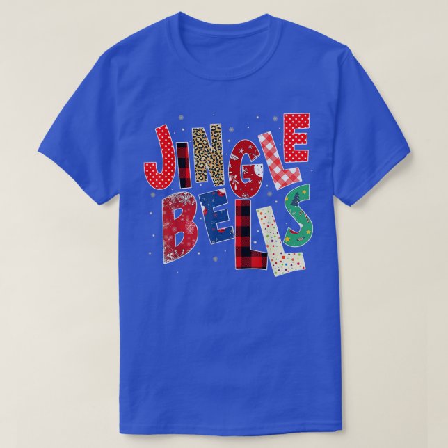 Red Play Jingle Klockor julfamilj Pajama T Shirt (Design framsida)
