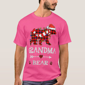 Red Play jul Pajama Family Grandma Bear Chr T Shirt