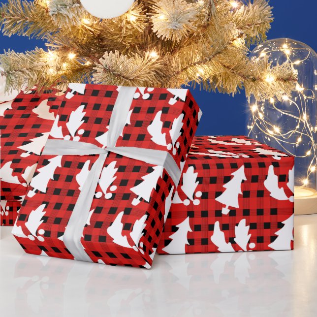 Red Play Julgran Holly Löv Yule Presentpapper (Helgdagar)