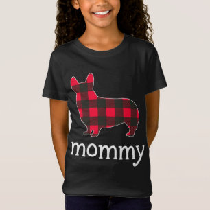 Red Play Mamma Corgi Julmatchning - Familj Pa T Shirt