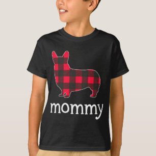 Red Play Mamma Corgi Julmatchning - Familj Pa T Shirt