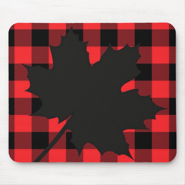 Red Play Maple Löv silhouette Musmatta (Framsidan)