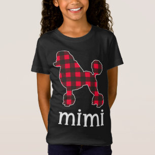 Red Play Mimi Grandma Pudel Hund jul Matchi T Shirt