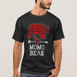 Red Play Momo Bear Matching Pajama Familj 1 T Shirt
