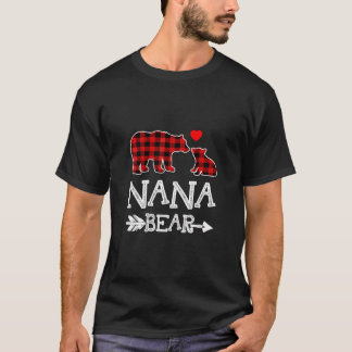 Red Play Nana Bear jul jul Pajama Matching Fami T Shirt