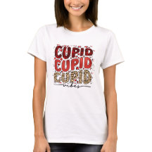 Red Play och Leopard Skriv ut Cupid Vibes T-Shirt