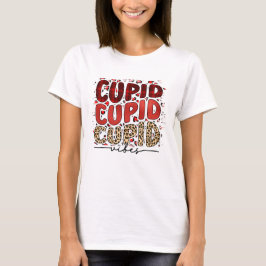 Red Play och Leopard Skriv ut Cupid Vibes T-Shirt