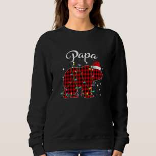 Red Play Pappa Bear Matching Buffalo Pajama T Shirt