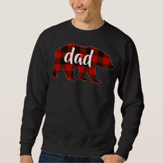 Red Play Pappa Buffalo Matching Family Pappa Pajam Lång Ärmad Tröja