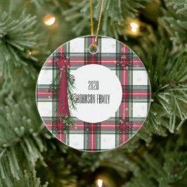 Red Play Personlig jul Ceramic Ornamic Julgransprydnad Keramik