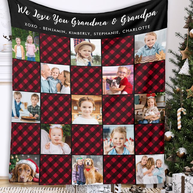 Red Play Quilt 13 Bild för Personligen Fleecefilt (Skapare uppladdad)