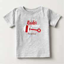 Red Play Raider Baby T-Shirt