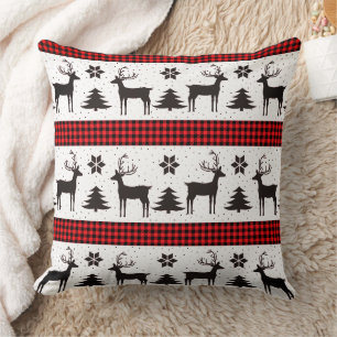 Red Play Reindeer & Julgran Kudde