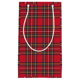 Red Play Scottish Tartan Helgdag Gift Bag
