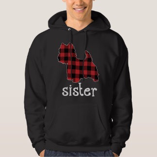 Red Play Sister Westie jul Pappa Matching Fam Hoodie