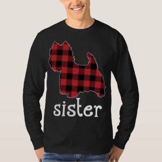 Red Play Sister Westie jul Pappa Matching Fam T Shirt