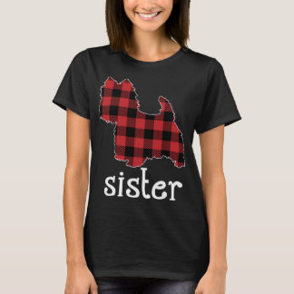 Red Play Sister Westie jul Pappa Matching Fam T Shirt